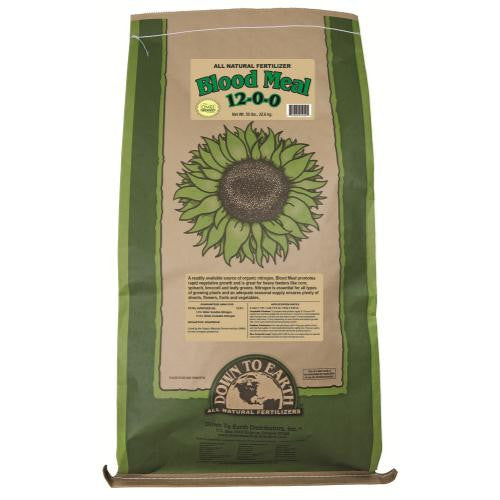Down To Earth Blood Meal, 50 lb. - Nutrients