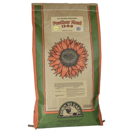 Down To Earth Feather Meal, 50 lb. - Nutrients