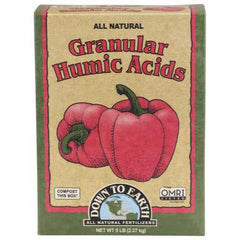 Down To Earth Granular Humic Acid, 5 lb. - Nutrients