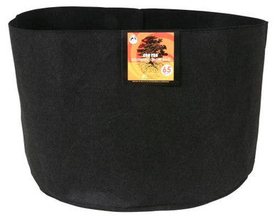 Gro Pro Essential Round Fabric Pot, 65 Gallon - Black - (20/Cs) Case of 2