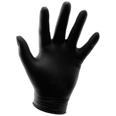 Grower's Edge Black Powder Free Diamond Textured Nitrile Gloves 6 mil - X-Large - (10/Cs) Case of 2