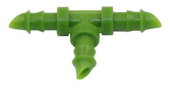 FloraFlex 1/4 in Barbed T Fitting - Bag of 100 - Environment