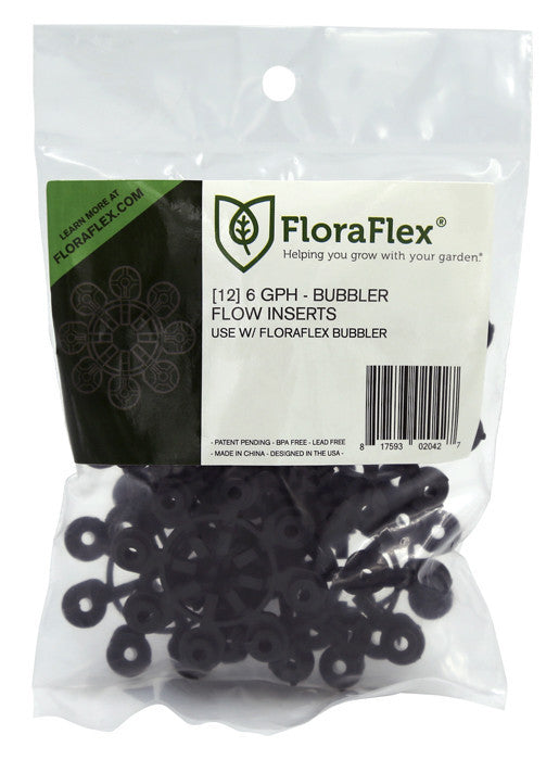 FloraFlex Bubbler Flow Insert 6 GPH - Pack of 12