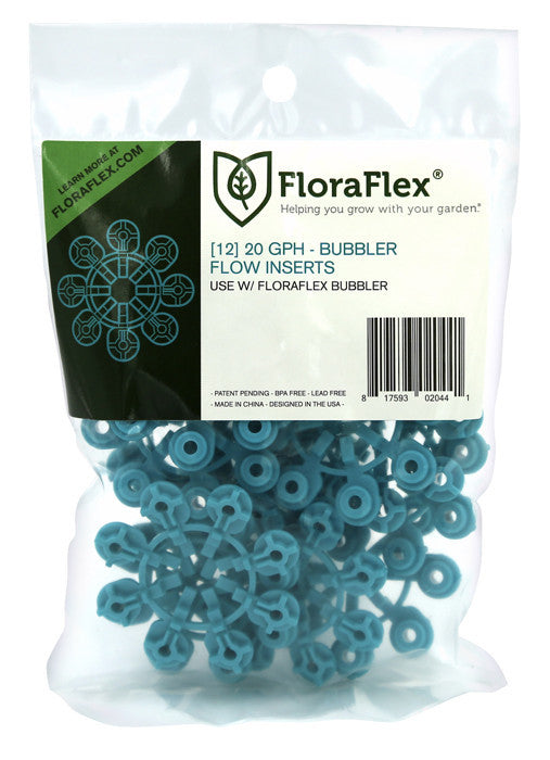 FloraFlex Bubbler Flow Insert 20 GPH - Pack of 12