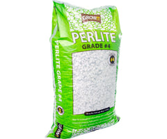 GROW!T #4 Perlite, Super Coarse, 4 Cubic Feet - Pack of 1- Groindoor.com | Hydroponics | Indoor Grow Supply Superstore