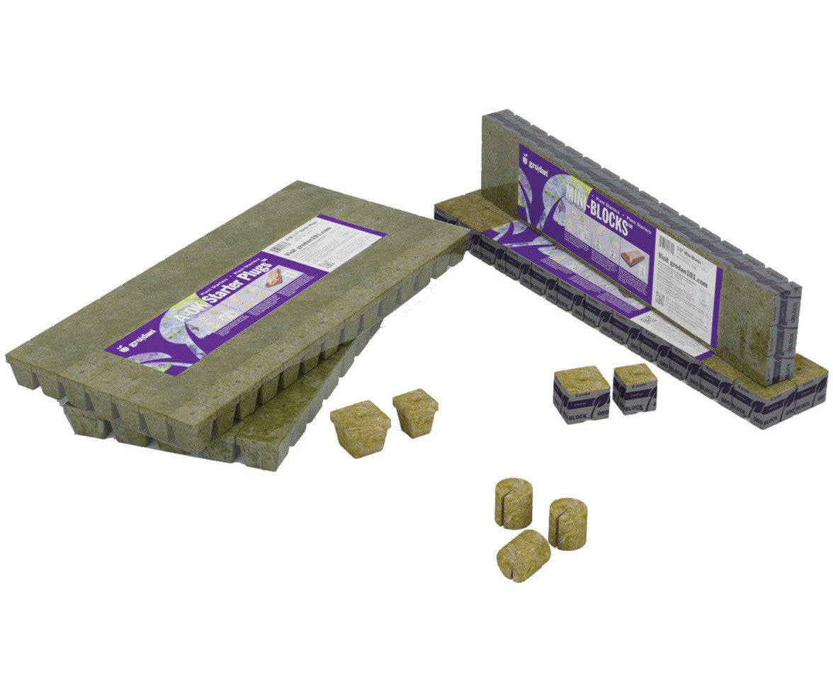 Grodan Pro A-OK 36/40 6/15 Starter Cubes, 1.5" x 1.5", 30 sheets of 98, Commercial