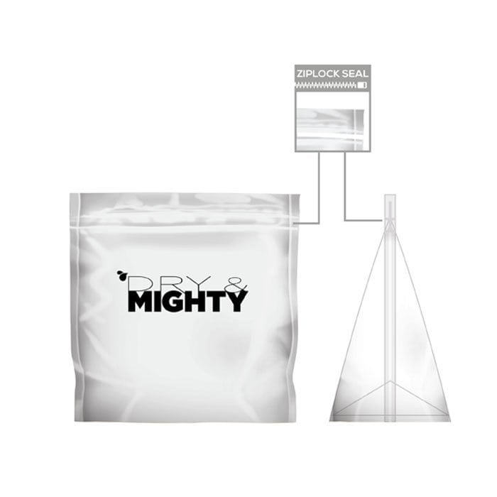 Dry & Mighty Air-Tight Storage Bags, X-Large - Pack of 10 - Harvest