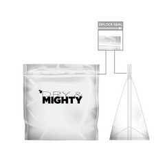 Dry & Mighty Air-Tight Storage Bags, X-Large - Pack of 25 - Harvest