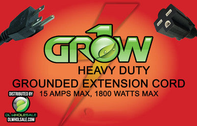 Grow1 240V Extension Cord 16 Gauge 15'