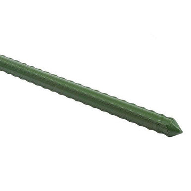 Grow1 3ft Steel Stake Plant Supports - Green 5/16" 20 pcs