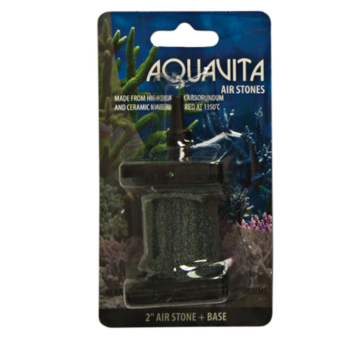AquaVita Cylinder Air Stone With Base, 2 in.