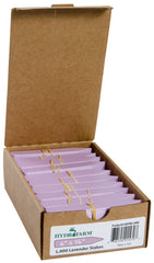 Hydrofarm Plant Stake Labels, Lavender, 4" x 5/8", case of 1000