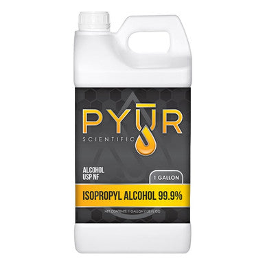 Pyur Scientific ISO Alcohol 99.9% IPA (1 Gallon) - Pack of 4