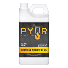 Pyur Scientific ISO Alcohol 99.9% IPA (1 Gallon) - Pack of 4