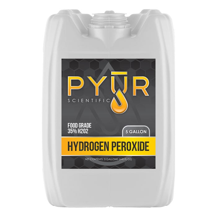 Pyur Scientific Hydrogen Peroxide 34% H2O2 5 Gallon