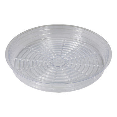 Grow1 6'' Clear Plastic Pot Saucer - Case of 25