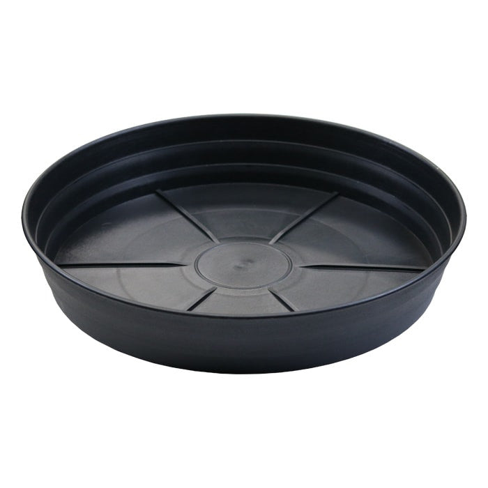 16" Grow1 Premium Black Injection Pot Saucers