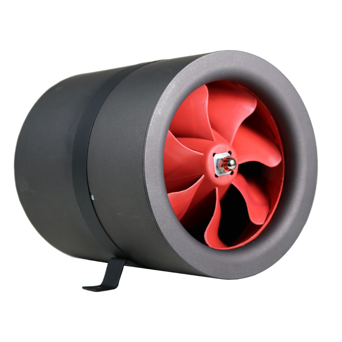 DL Wholesale 8 in. F5 High Output In-Line Fan, 705 CFM