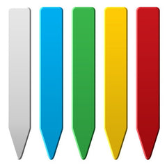 Grow1 Plant Stake Labels White, Blue, Green, Yellow, Red - (1000 pieces)