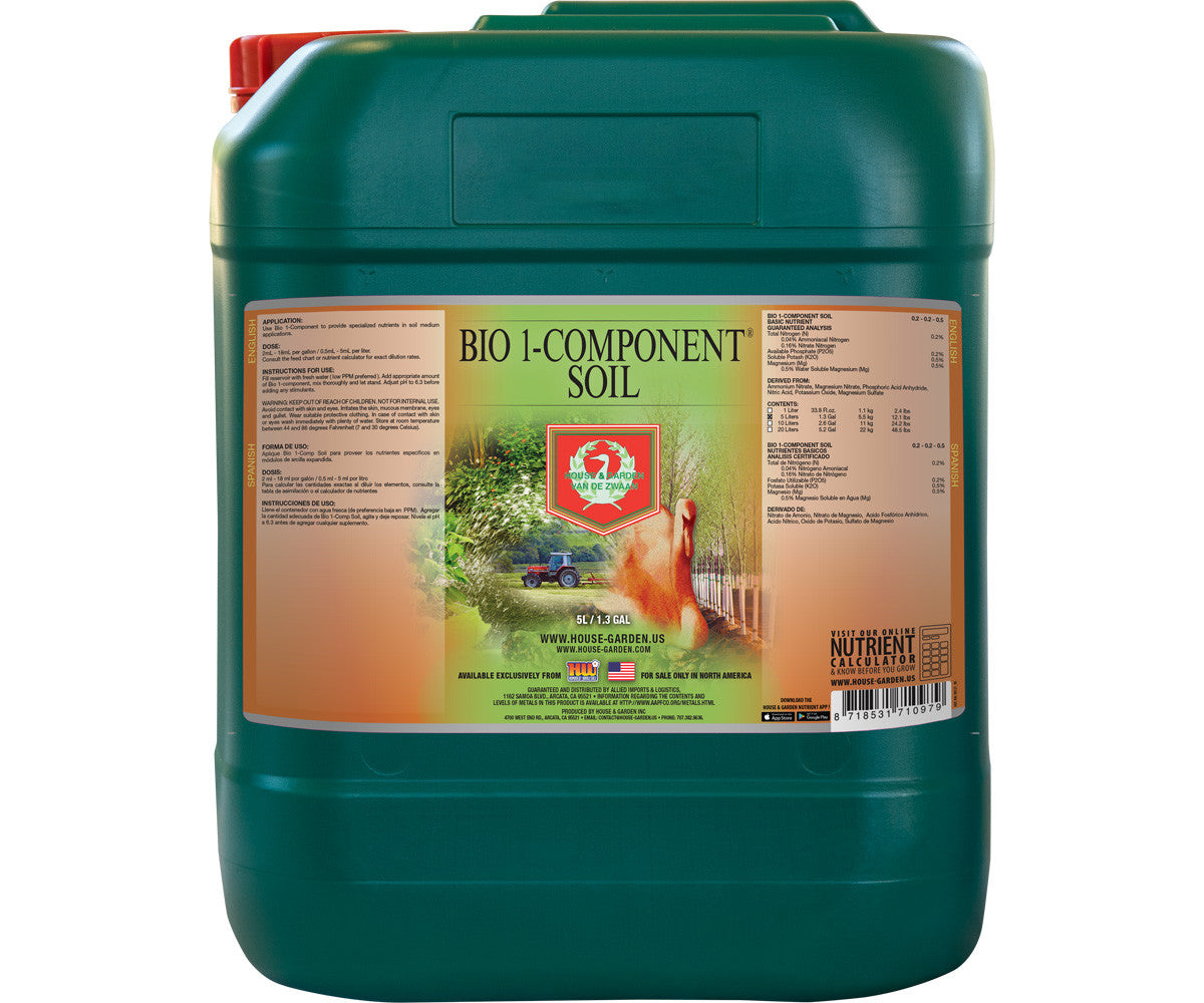 House and Garden Bio 1-Component Soil - HGBOC60L