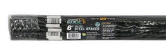 Grower's Edge Deluxe Steel Stake 7/16 in Diameter 6 ft - Pack of 20
