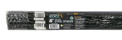 Grower's Edge Deluxe Steel Stake 7/16 in Diameter 6 ft - (100/Cs) Case of 2
