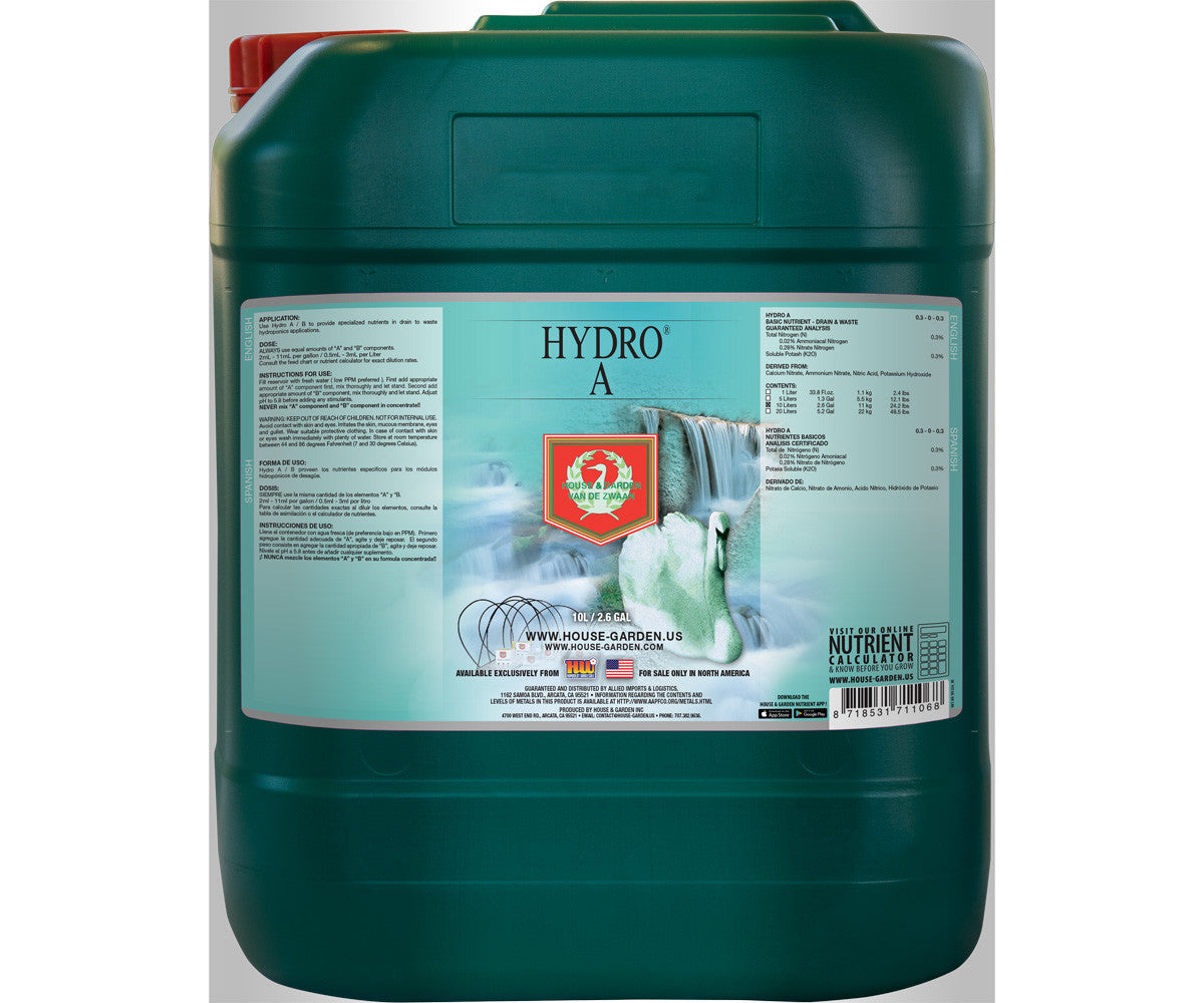 House and Garden Hydro A- Groindoor.com | Hydroponics | Indoor Grow Supply Superstore