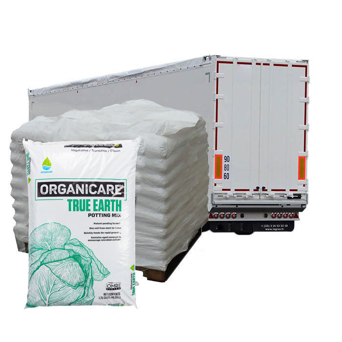 Botanicare Organicare True Earth Potting Mix, Half Truck Load of 11 Pallets - 715 Bags Total - 50 Liter/1.75 Cu. Ft Bags