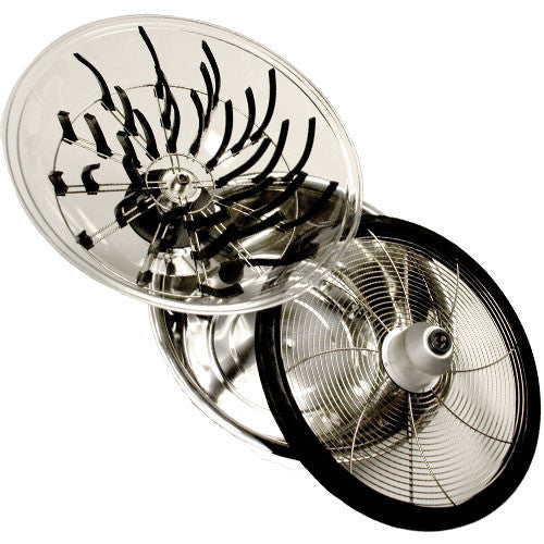 DL Wholesale Twisted Trimmers 16" Clear Top Bowl Trimmer- Groindoor.com | Hydroponics | Indoor Grow Supply Superstore