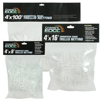 Grower's Edge Commercial Grade Trellis Netting 4 ft x 100 ft - 10 Pack