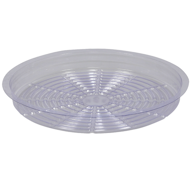 Gro Pro Premium Clear Plastic Saucer 18 In - Pack of 25