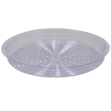 Gro Pro Premium Clear Plastic Saucer 10 In - Pack of 50