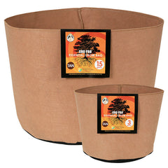 Gro Pro Essential Round Fabric Pot, 65 Gallon - Tan