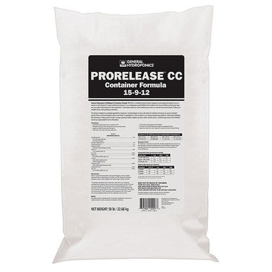 General Hydroponics ProRelease Cold Climate Container Formula, 50lb. - Pack of 3