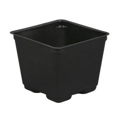 Gro Pro Square Plastic Pot Black, 4 inch - (880/Cs) Case of 2