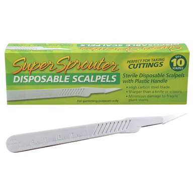 Super Sprouter Sterile Disposable Scalpel - Pack of 10