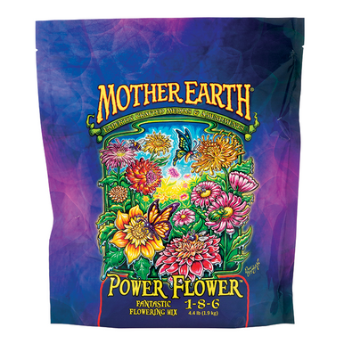 Mother Earth Power Flower Fantastic Flowering Mix 1-8-6, 4.4 lbs. - Pack of 6