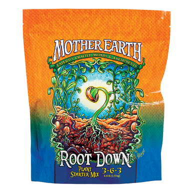 Mother Earth Root Down Plant Starter Mix 3-6-3, 4.4 lbs. - (6/Cs) Case of 5