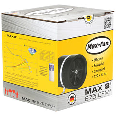 Can-Fan Max-Fan Mixed Flow Inline Fan, 8 Inch - 675 CFM - HGC736825
