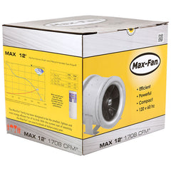 Can-Fan Max-Fan Mixed Flow Inline Fan, 12 Inch - 1709 CFM - HGC736835