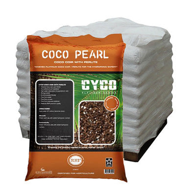 Cyco Coco Pearl RHP Certified Soilless Mix, 50 Liter - Pallet of 45 Bags