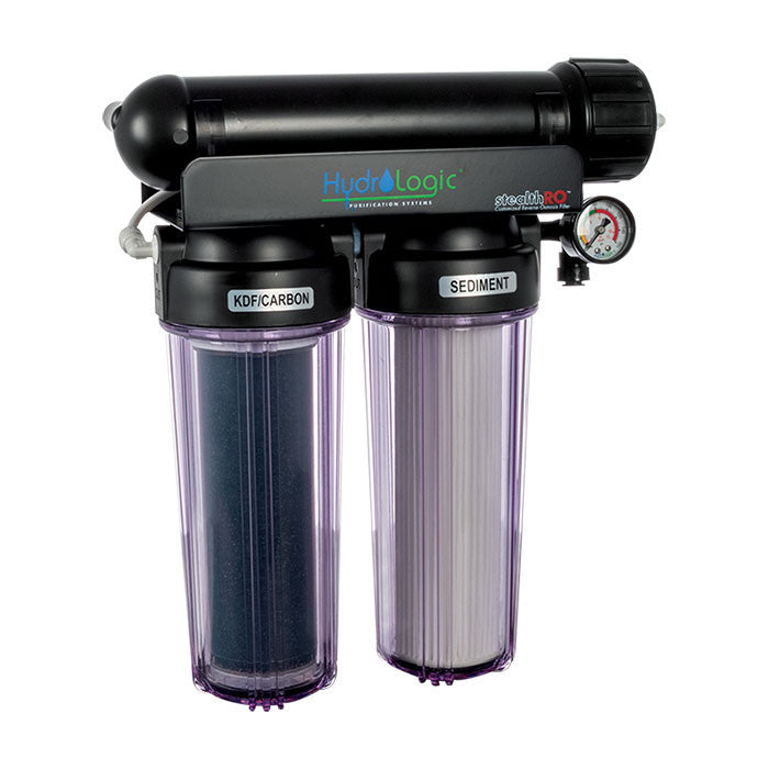 Hydro Logic Stealth-RO150 Reverse Osmosis Filter with Upgraded KDF85/Catalytic Carbon Filter, 150 GPD- Groindoor.com | Hydroponics | Indoor Grow Supply Superstore
