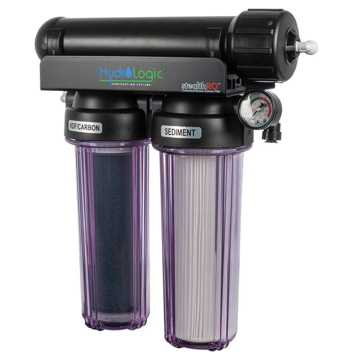 Hydro Logic Stealth-RO150 Reverse Osmosis Filter with Upgraded KDF85/Catalytic Carbon Filter, 150 GPD