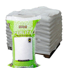 GROW!T #2 Perlite, Super Coarse, 4 Cubic Feet - Pallet of 30 Bags