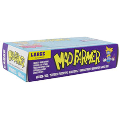 Mad Farmer White Nitrile Gloves, Large, Box of 100
