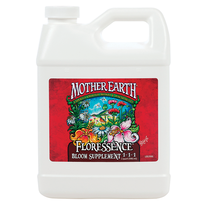 Mother Earth Floressence Bloom Supplement 1-1-1, 1 Quart - Pack of 6