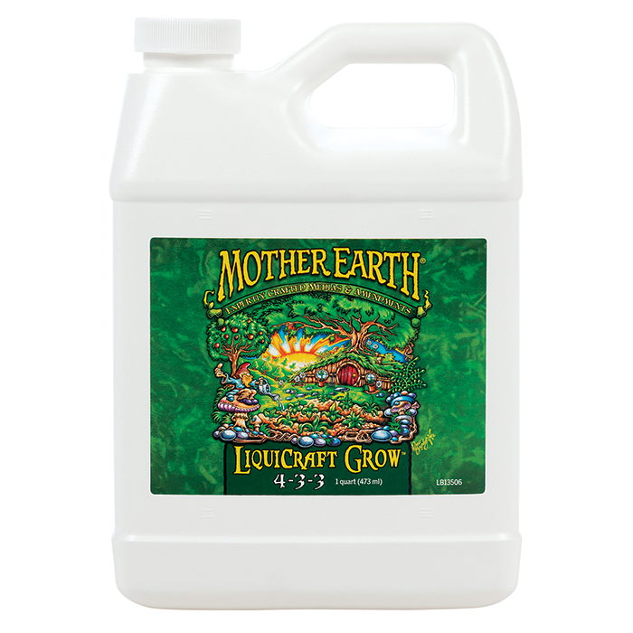 Mother Earth LiquiCraft Grow 4-3-3, 1 Quart - Pack of 6