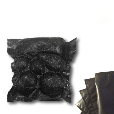 NatureVAC Precut Vacuum Seal Bags All Black, 15" x 20" - Pack of 50