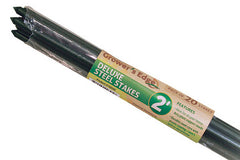 Grower's Edge Deluxe Steel Stake 5/16 in Diameter 3 ft - (20/Bag) Case of 4