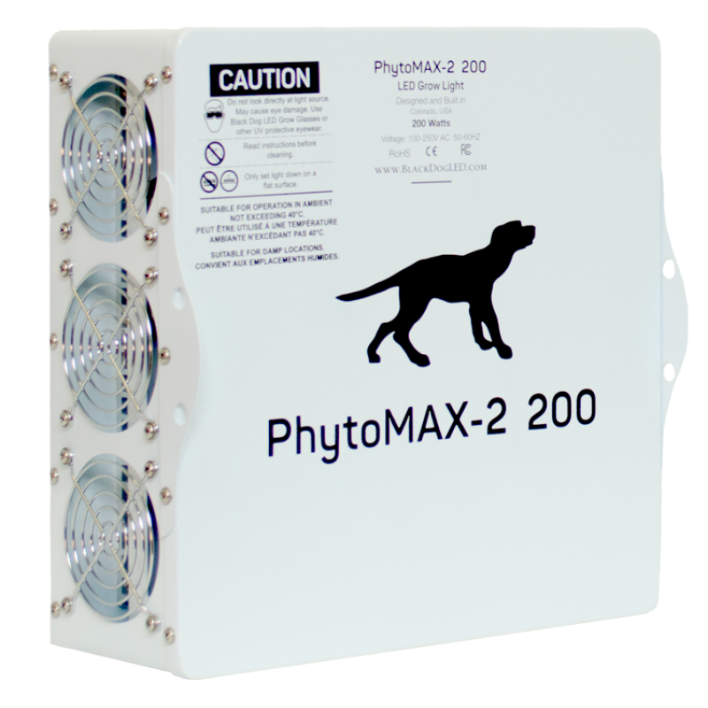 Black Dog PhytoMAX-2 200 Watt LED Grow Light Fixture - Grow Lights